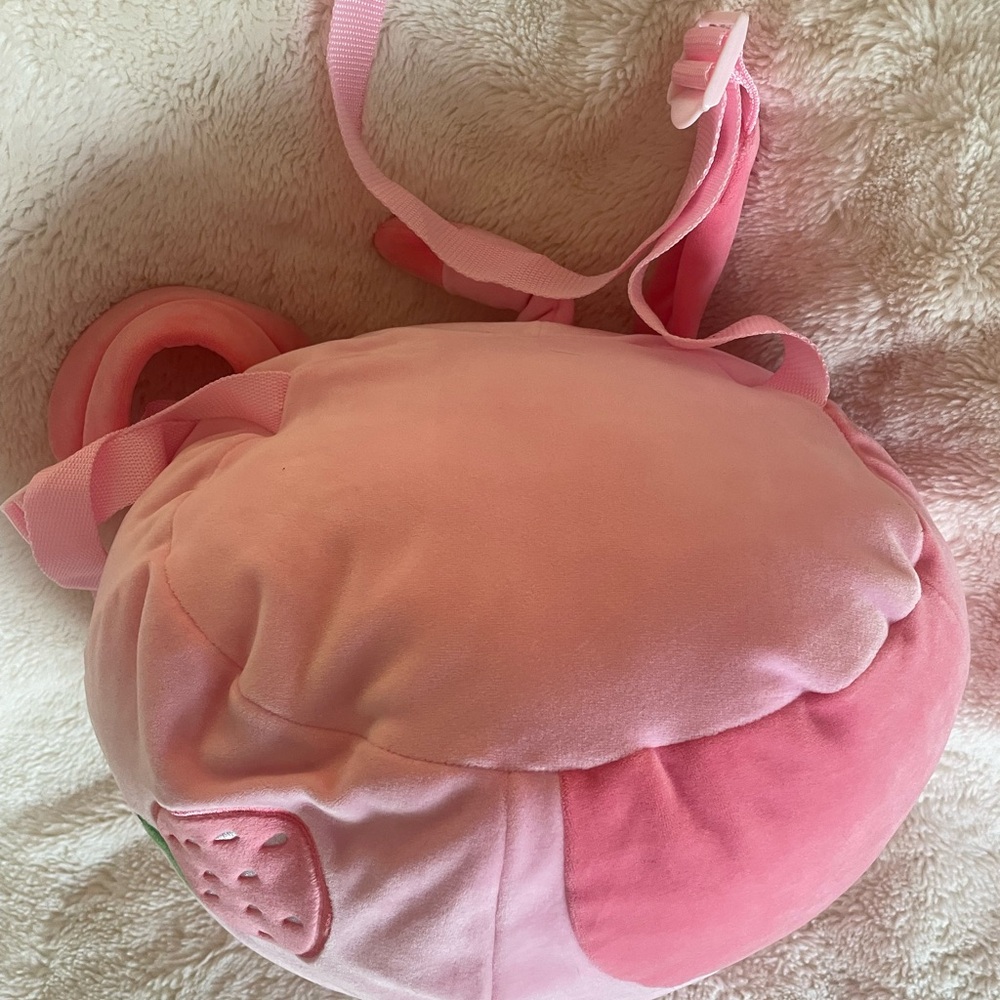 Pink Plush Cow Reshma Squishmallow Backpack 14” - Picture 5 of 5